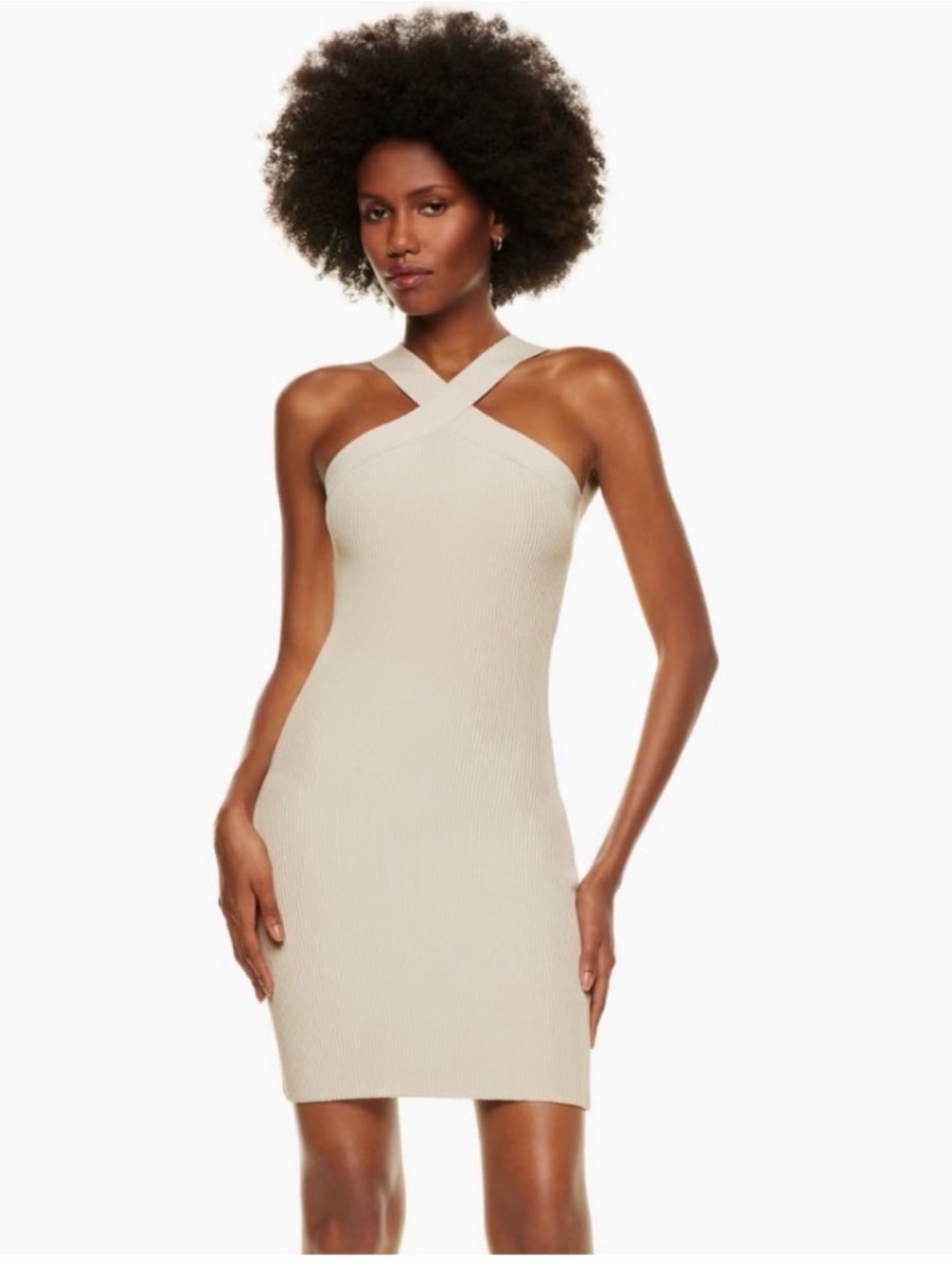 Babaton
Aritzia Babaton Sculpt Knit Criss
Cross Dress NWT • $110